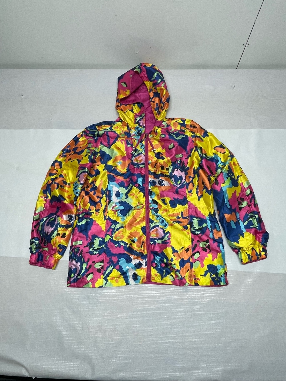 UBU Vibrant Multicolor Raincoat Sz: Medium